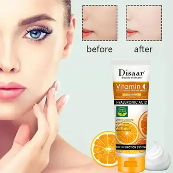 

VIBRANT GLAMOUR 100g Vitamin C Moisturizing Cleanser Facial Deep Repair Oil Control Cleanser Cleansing Washing