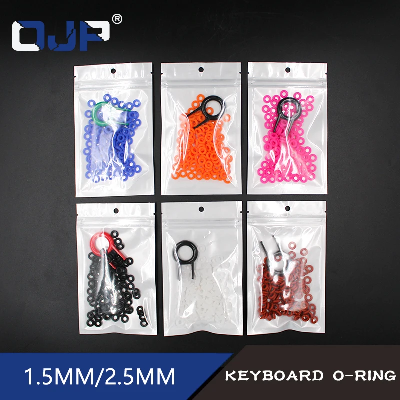 110pcs Keycaps O Ring Seal Switch Sound Dampeners For Cherry MX Keyboard Damper Replacement Noise Reduction Keyboard O-ring Seal