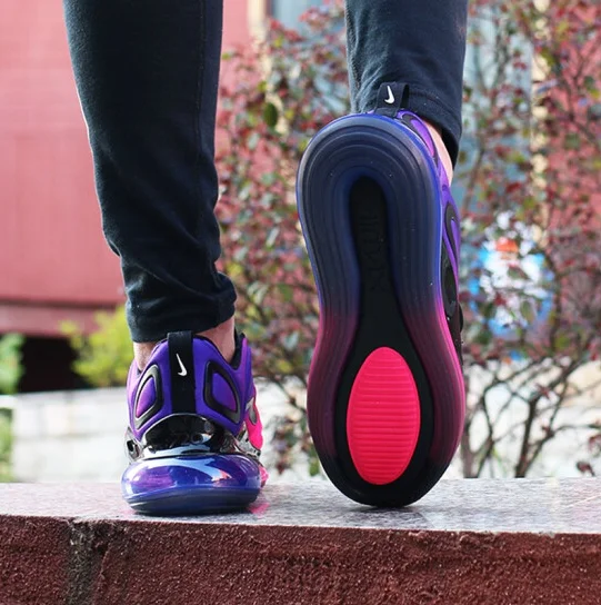 Аутентичные кроссовки для бега для женщин от Nike Air Max 720, Классические Легкие кроссовки для фитнеса градиентного цвета, хорошее качество, AR9293-500