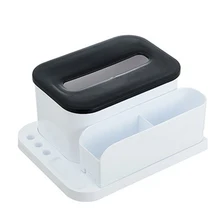 Спальня коробка для хранения салфеток ручка пульт дистанционного управления настольный органайзер со съемными перегородками ящики для хранения дома аксессуары для гостиной