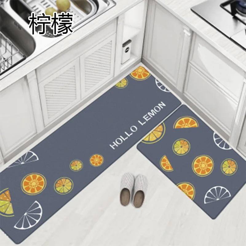 Quality Kitchen Carpets PVC Leather Floor Mats Tatami Waterproof Oil proof Kitchen Rugs Large Floor Carpets Doormats Bedroom - Цвет: 7