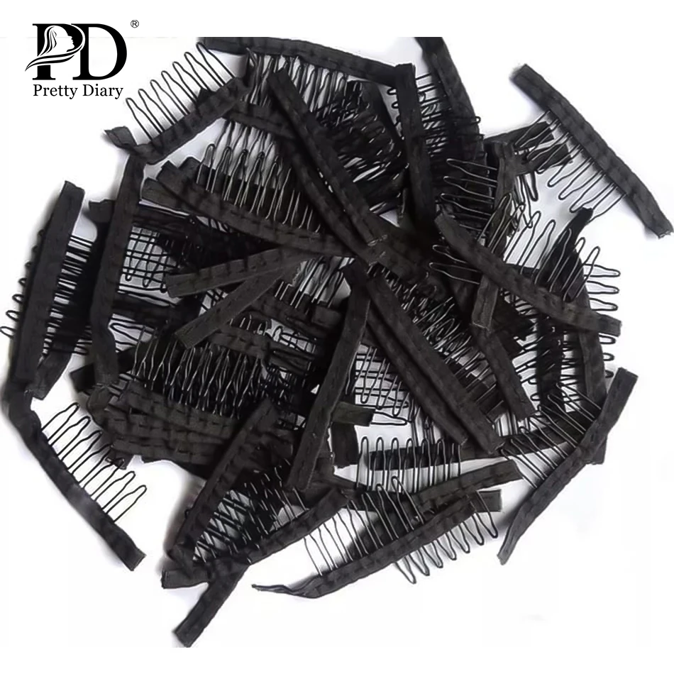 10pcs/lot Lace Wig Clips Cheap Wigs Combs for Hairpiece Caps wig