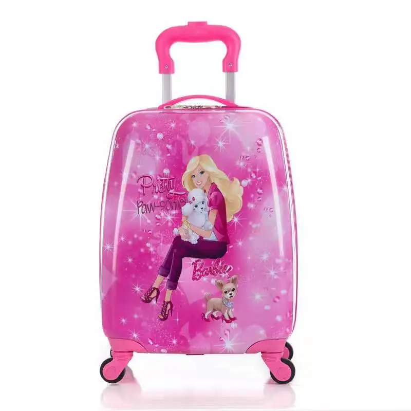 18 inch Suitcase 18 дюймов, Детский костюм на колесиках, чехол, детский дорожный мультяшный чемодан на колесиках, 3D мультяшный чехол на колесиках для путешествий, коробка для игрушек - Цвет: 18 inch Suitcase