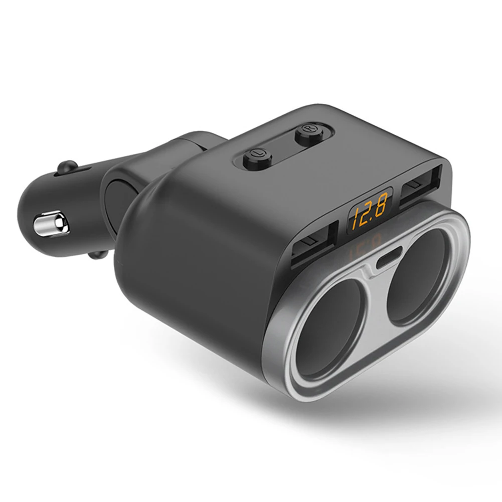Вращающийся двойной USB DC 12-24 в прикуриватель зарядное устройство мини розетка грузовик Регулируемый адаптер питания универсальный автомобиль многофункциональный
