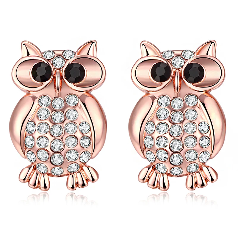 Jinzeyi, новинка, оригинальные серьги с цирконием, креативные, забавные, в стиле хип-хоп, рок, животные, сова, серьги для женщин, модные серьги-капли, висячие, опт