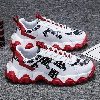 

Men Fashion Casual Shoes Vulcanize Lightweight Breathable Trainers Walking platform Sneakers tenis masculino Feminino Zapatos