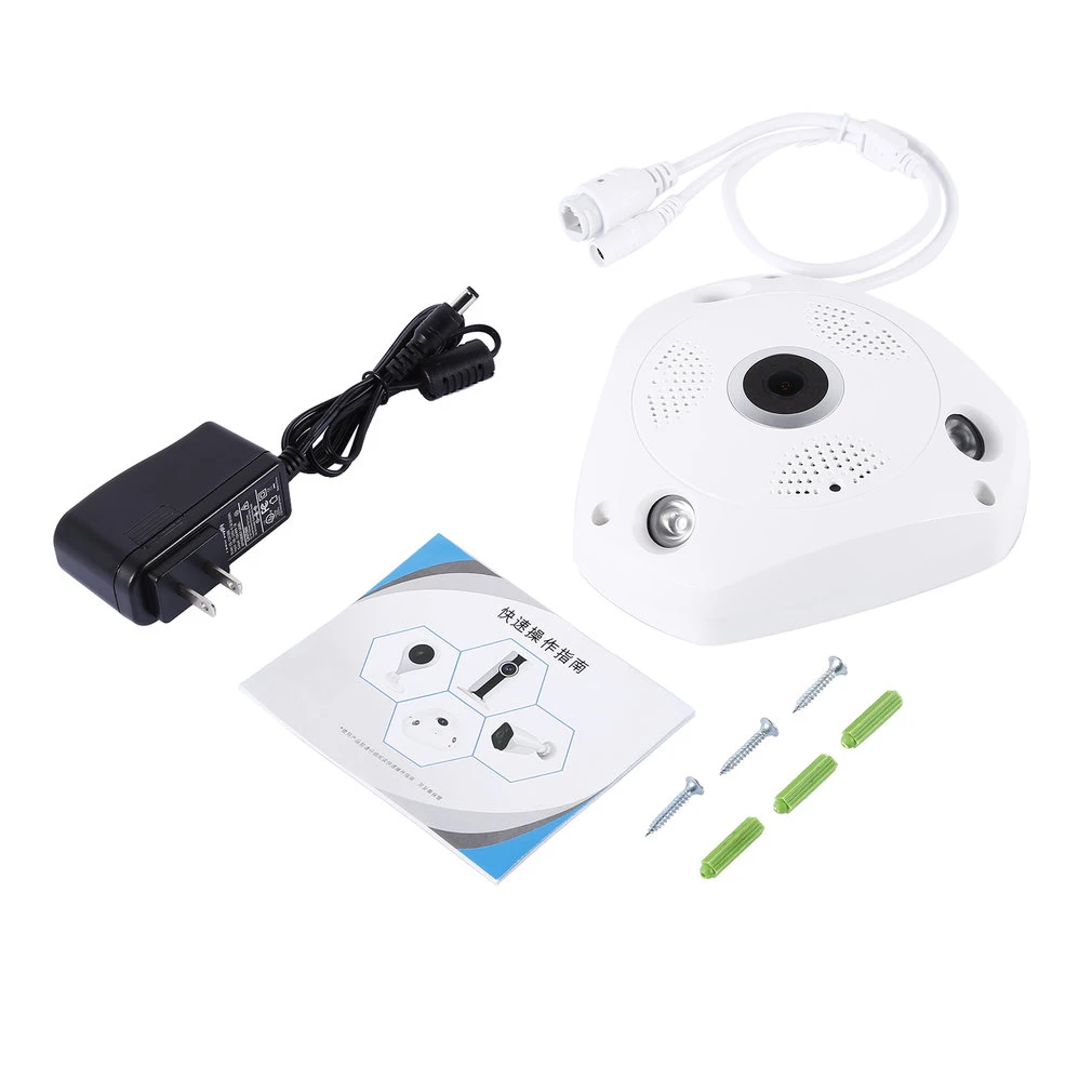 

3D VR Camera 360 Degree Panoramic IP Camera 960P 1.3MP for FIsheye WIreless Wi-fi Camera IP SD Card Slot Multi Viewing Mode