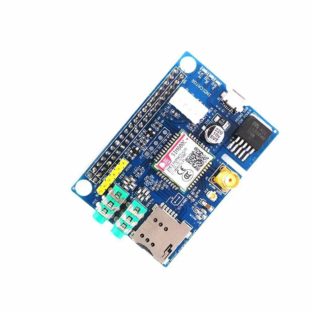 Маленький размер SIM800C GSM GPRS модуль четырехдиапазонная Плата развития Модуль подходит для Raspberry Pi