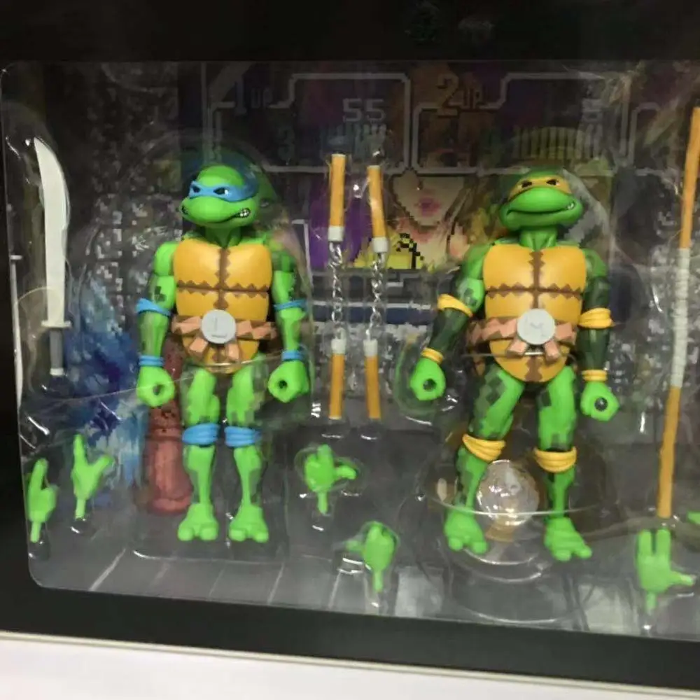 " набор из 4 NECA SDCC Ограниченная серия черепахи Рафаэль леonardo Michelangelo Donatello Шредер фигурка игрушка для детей подарок