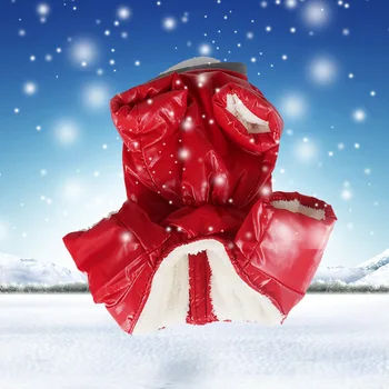 

Pet Dog Clothes Jumpsuit Coat Snowsuit Thicken Warm Soft Gift for Winter Party J2Y