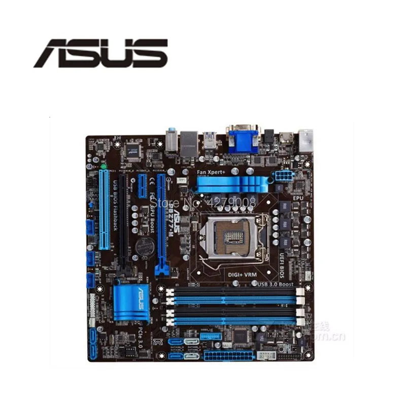 Разъем LGA 1155 PCI-E 3,0 USB3.0 SATA3.0 для ASUS P8Z77-M настольная материнская плата Z77 DDR3 б/у материнская плата