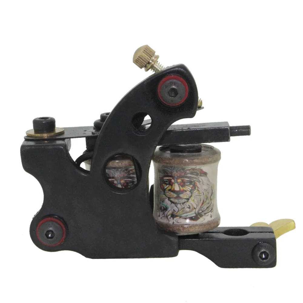 Высококачественная ручная работа африканская машина для татуировки льва