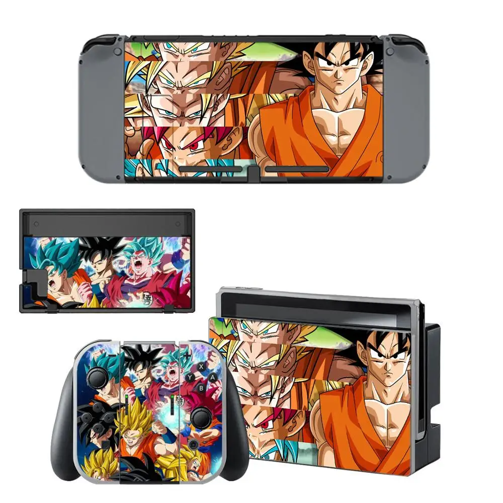 Наклейки из винила с кожими переключателями Dragon Ball shand, совместимые с консолью переключателей и контроллерами Joy-Con
