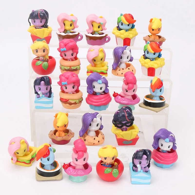 Игрушки My Little Pony милашка Марк экипаж мини-пони куклы дружбы Волшебная Радуга тир