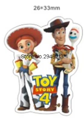 50pcs Mixed Cartoon Toy Story Movie Character Flatback Resin Planar Cabochon for DIY Craft Embellishments 1.2inch RET1555 - Цвет: 04