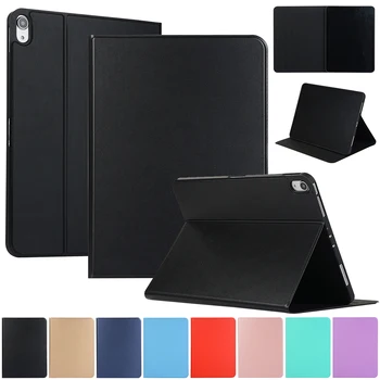 

Business Leather Flip Stand Cover For iPad Pro 11 inch 2018 Case Auto Sleep Wake Smart Case Lightweight Shockproof Case Cover
