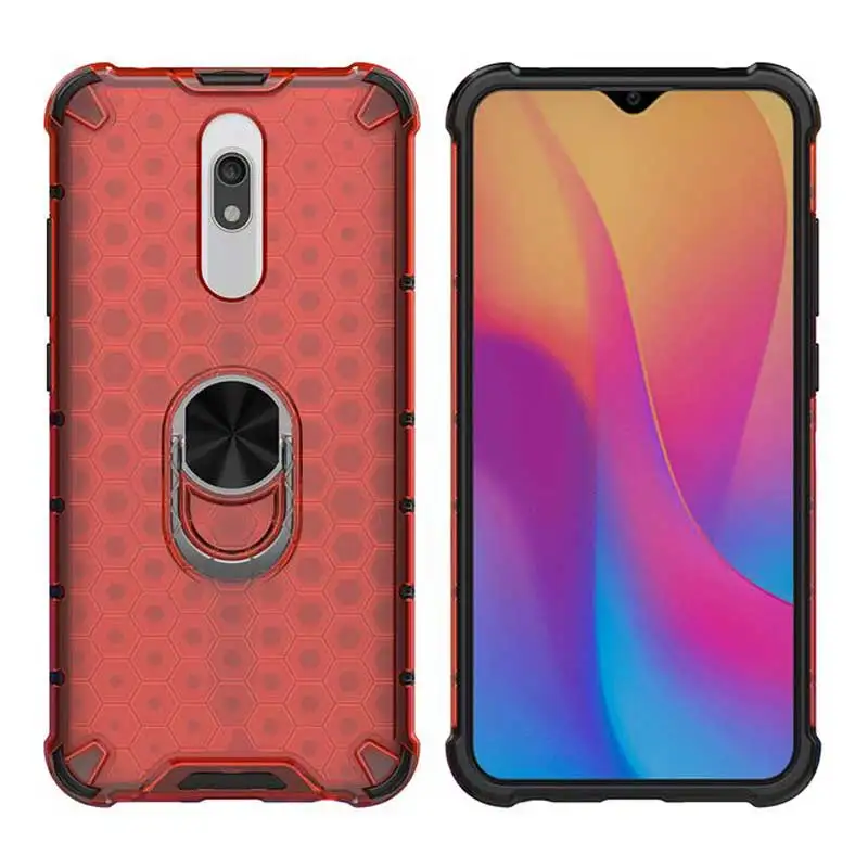 

Xiaomi Redmi 8a Case Ultra Thin Transparent Silicon Phone Case For Redmi 8A 8 A Magnetic Metal Finger Ring Protection Back Cover