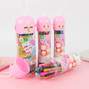 

12/18/24/36 Colors Washable Water color Pen for Drawing Kid Art Set Watercolor Marker Pen for Art School Supplies