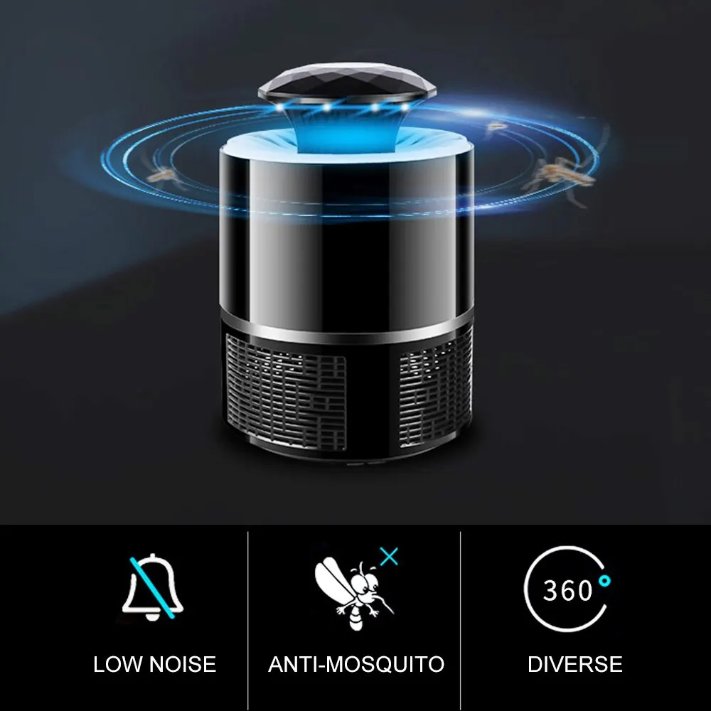 Электроника usb Mosquito Killer лампа светодиодный ночник лампа ловушка Moth анти Летающая электриеская комаробойка вредитель лампа Жук Насекомое освещение Killing