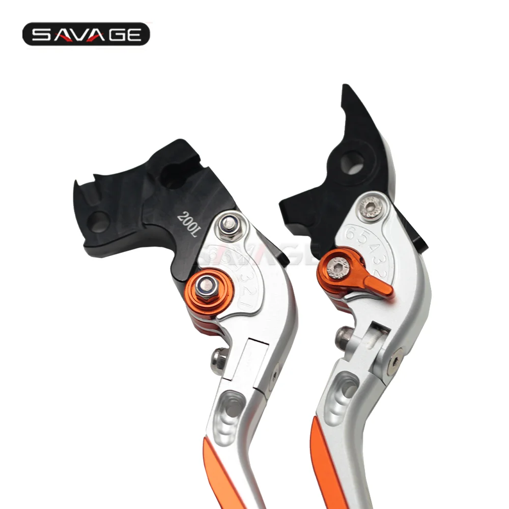 Складные Выдвижные тормозные рычаги сцепления для KTM DUKE 125 200 250 390 2012- аксессуары для мотоциклов регулируемые ЧПУ