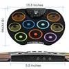 Color Hand-Rolled Drum 7 Standard Timbres 9 Demo Songs Music Sense Cultivation Children Educational Drum kit Instrument Toys 5