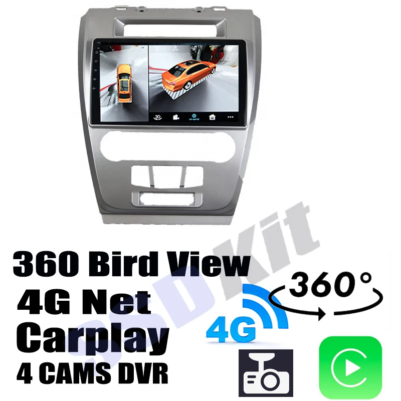 Автомобильная аудиосистема GPS Carplay DVR 360 Birdview около 4G Android система для Ford Fusion 2005 ~ 2012