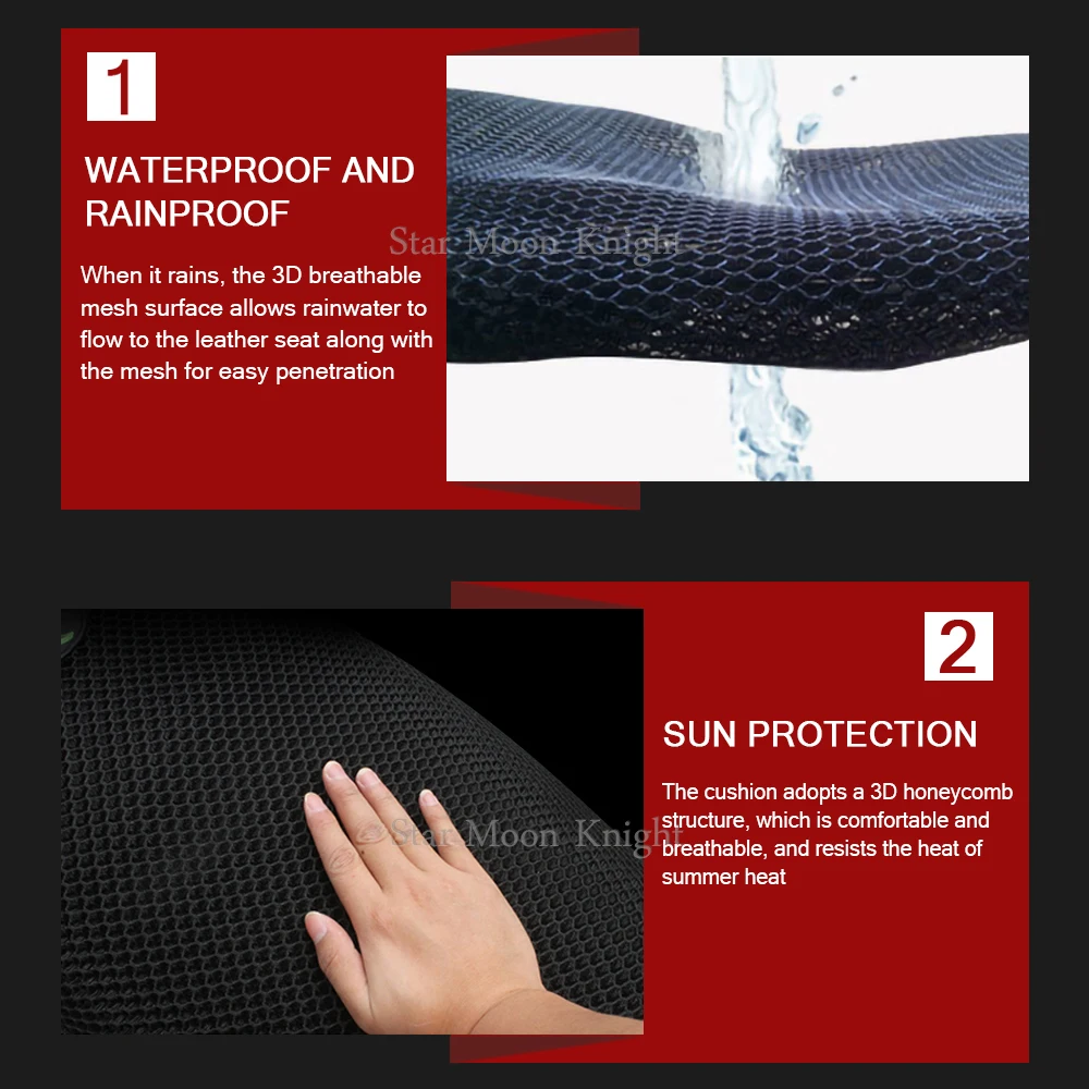 BMW R1200GS GS 1200 1250 R 1250 GS 어드벤처 R 1200 GS LC 원단 시트 커버, 드라이버 쿨링 시트 쿠션 액세서리