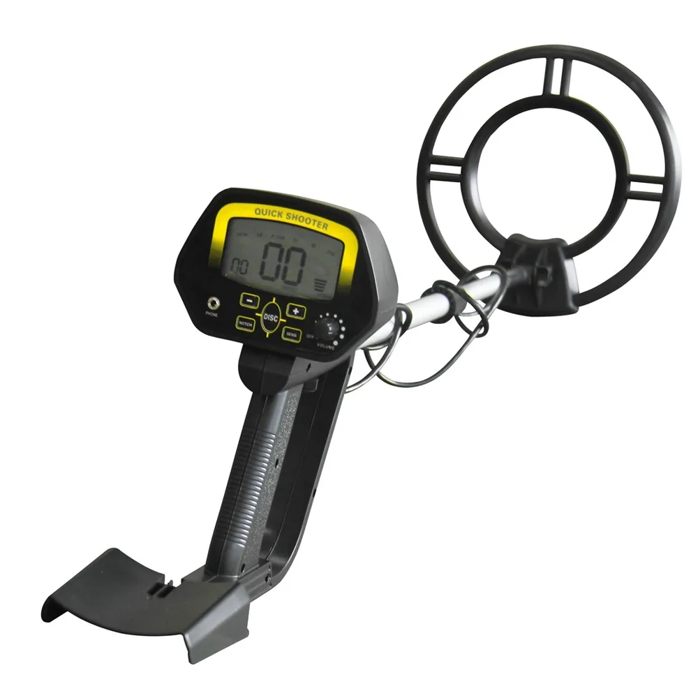 Waterproof LCD Metal Detector Gold Digger Pinpointer Deep Sensitive Search Coil