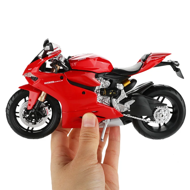 Maisto 1:12 модель мотоцикла Игрушка Сплав мотоцикл Panigale 1199 H2R внедорожные мотоциклы Мотокросс игрушки для детей Коллекция