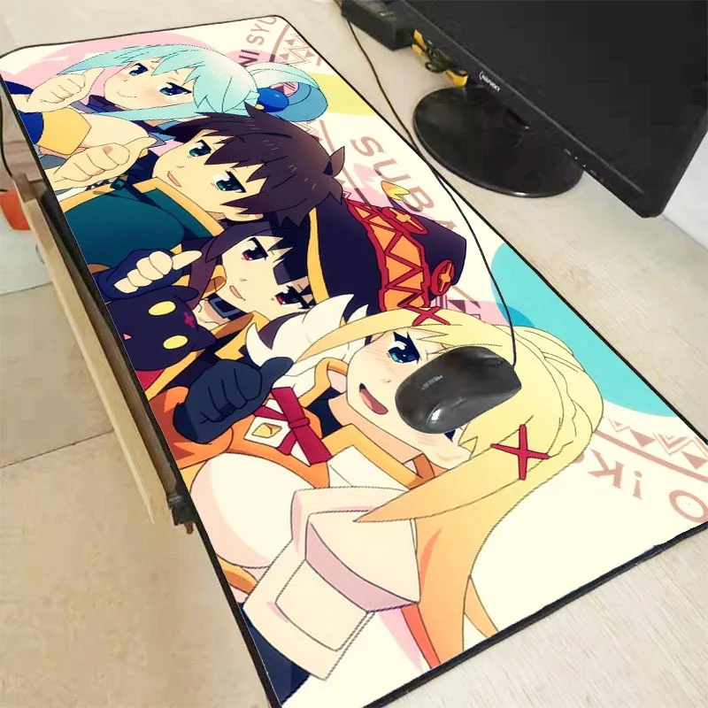 Mairuige Новый японский аниме Konosuba Megumin прочный резиновый большой замок края коврик