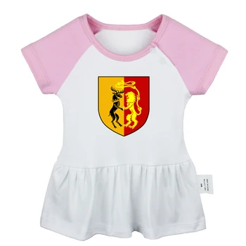 

Deer Game of Thrones House Baratheon of Dragonstone Ours is the Fury Newborn Baby Girls Dresses Toddler Infant Cotton Clothes