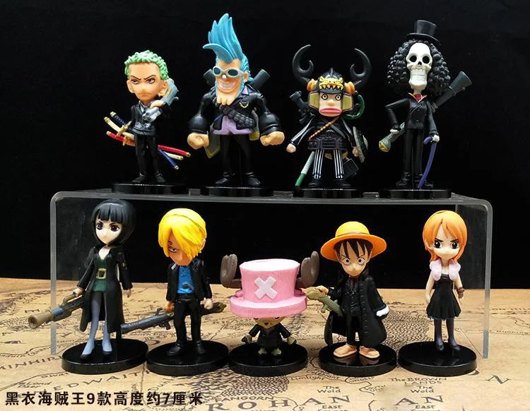 9 шт./лот аниме мультяшная настольная фигурка игрушка Косплей экшн-фигурка модель