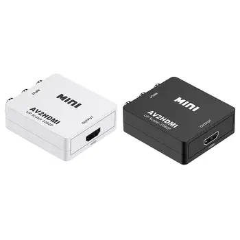

HW-2105 AV to HDMI AdapterAV to HDMI Converter with power cable Video Converter for Set Top Box DVD Game Console