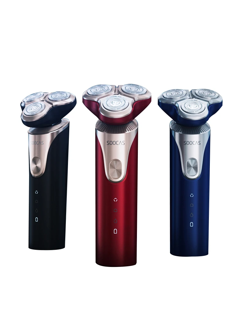 

SOOCAS S3 Xiaomi Electric Shaver For Men 3 cutter Head Dry Wet Shaving Smart USB Waterproof Razor