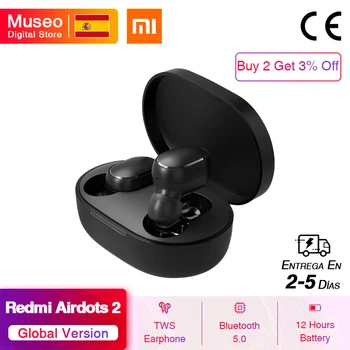 

New Xiaomi Redmi AirDots 2 Mi True Wireless Earbuds Basic 2 Bluetooth Wireless Earphone TWS Bluetooth 5.0 Headset Auto Link