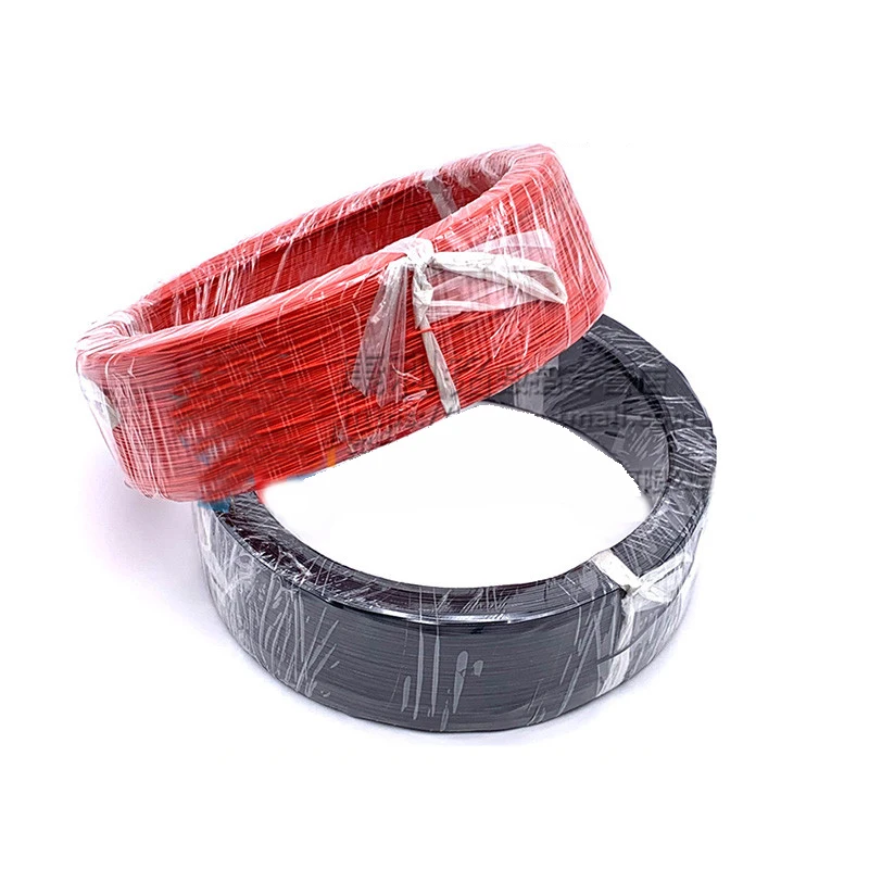 

1M/2M/5M/10M/50M UL1571 Electronic Cable Wires Insulated Wire Safety Line 32AWG Black/Red Color