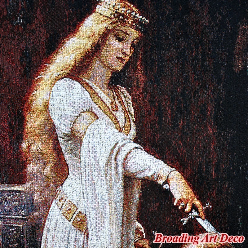 The Accolade средневековый арт гобелен настенный жаккардовый переплетенный гобелен текстильное украшение Обюссон хлопок размер 140x100 см