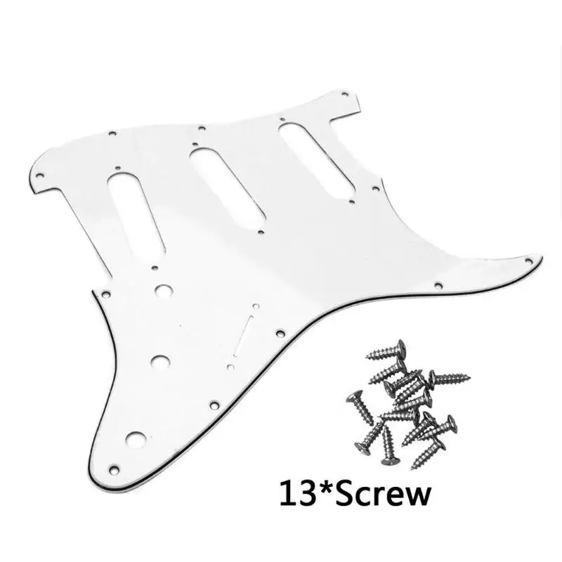 3 слоя царапины пластины электрогитары pick guard ST против царапин гитары защита pick Guard Музыкальные инструменты аксессуары