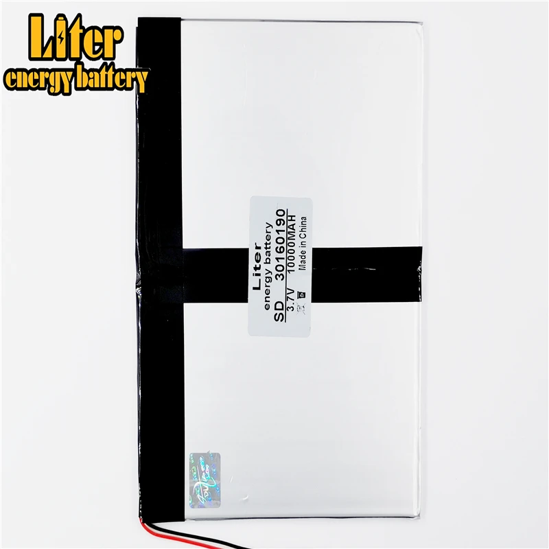 Bateria de Lítio 30160190 3.7v para Tablets Baterias de Lítio Recarregáveis Universais para Tablet de Marca 10000mah Bateria e energia extra p/ tablet - Imagem 2
