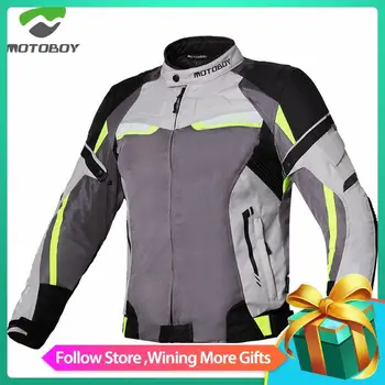 

MOTOBOY summer Motorcycle men's woman's Moto Protective Gear Jacket men Racing Reflective oxford clothing Motorbike jackets