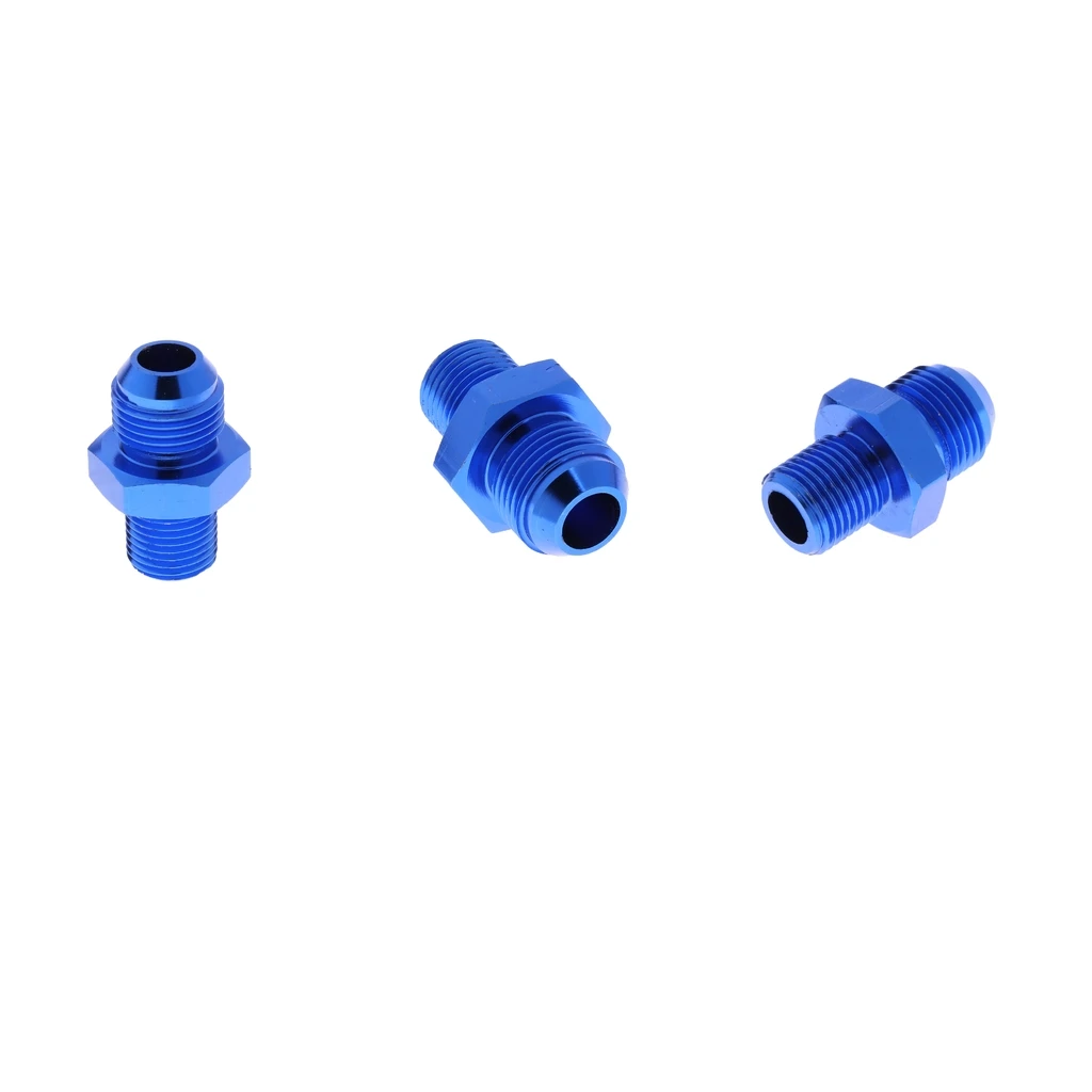 3 Pieces AN8 M16x1.5 Auto Oehler Connector Fittings Quick Connector Auto Parts