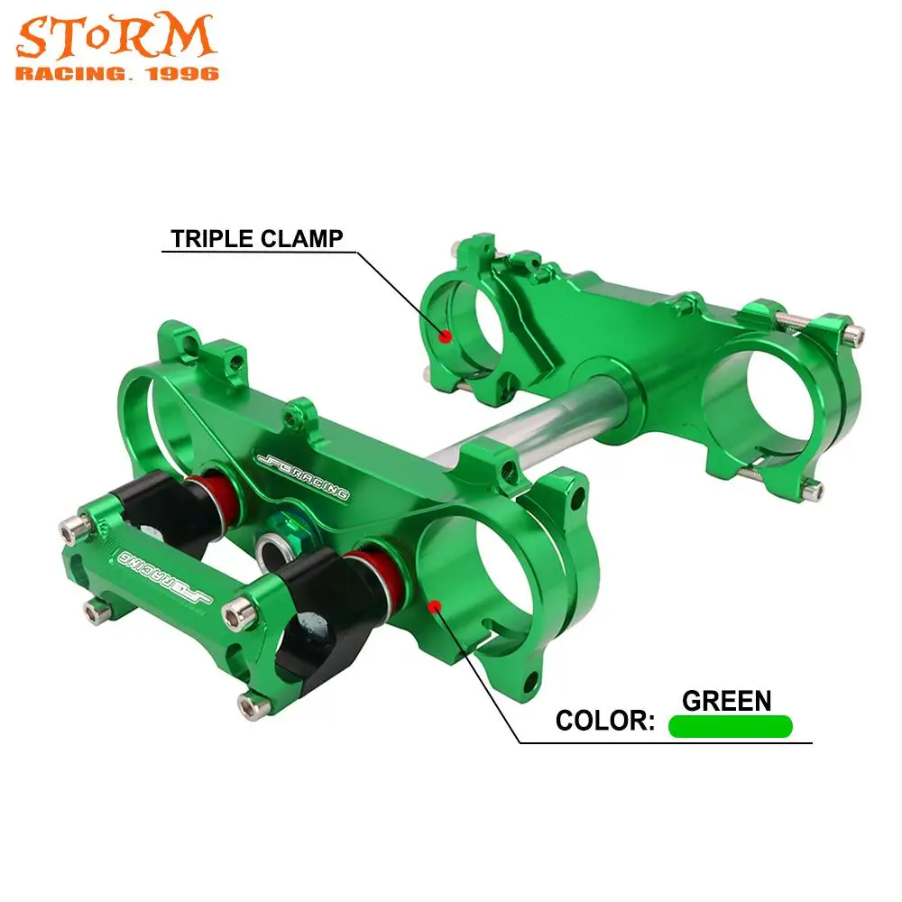 CNC 28 мм для Kawasaki KX250F KX450F KXF250 KXF450 верхние нижние тройные зажимы деревьев рулевой
