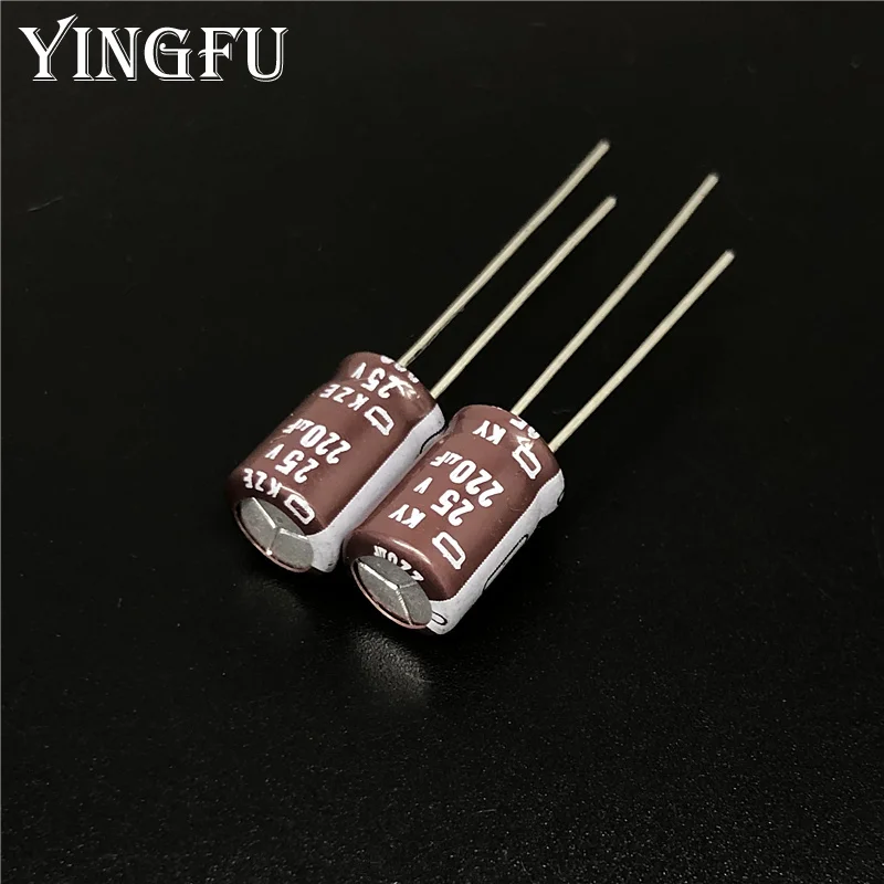 50 шт. 220 мкФ 25 в NIPPON NCC KY KZE серии 8x12 мм низкое сопротивление 25V220uF алюминиевый