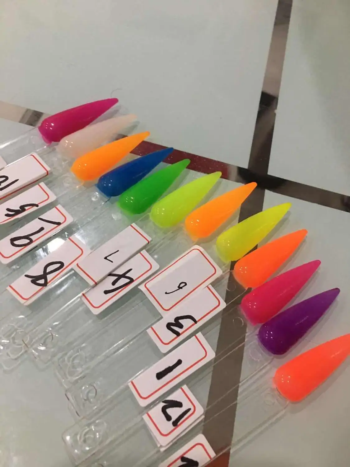 1KG  3-in1 nail acrylic/dip powder Neon Powder collection Future Neon 12 Colors Dip Powder Manicure Nail Dip Powder Colors ,HG43 5