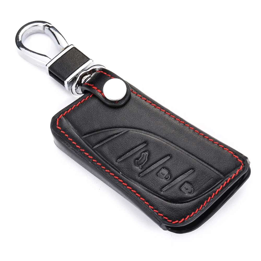 Genuine Leather Car Key Case For Lexus ES300h ES350 US200 UX200 UX250h ES200 US260h 2018 2019 Remote Fob Cover Auto Accessories |