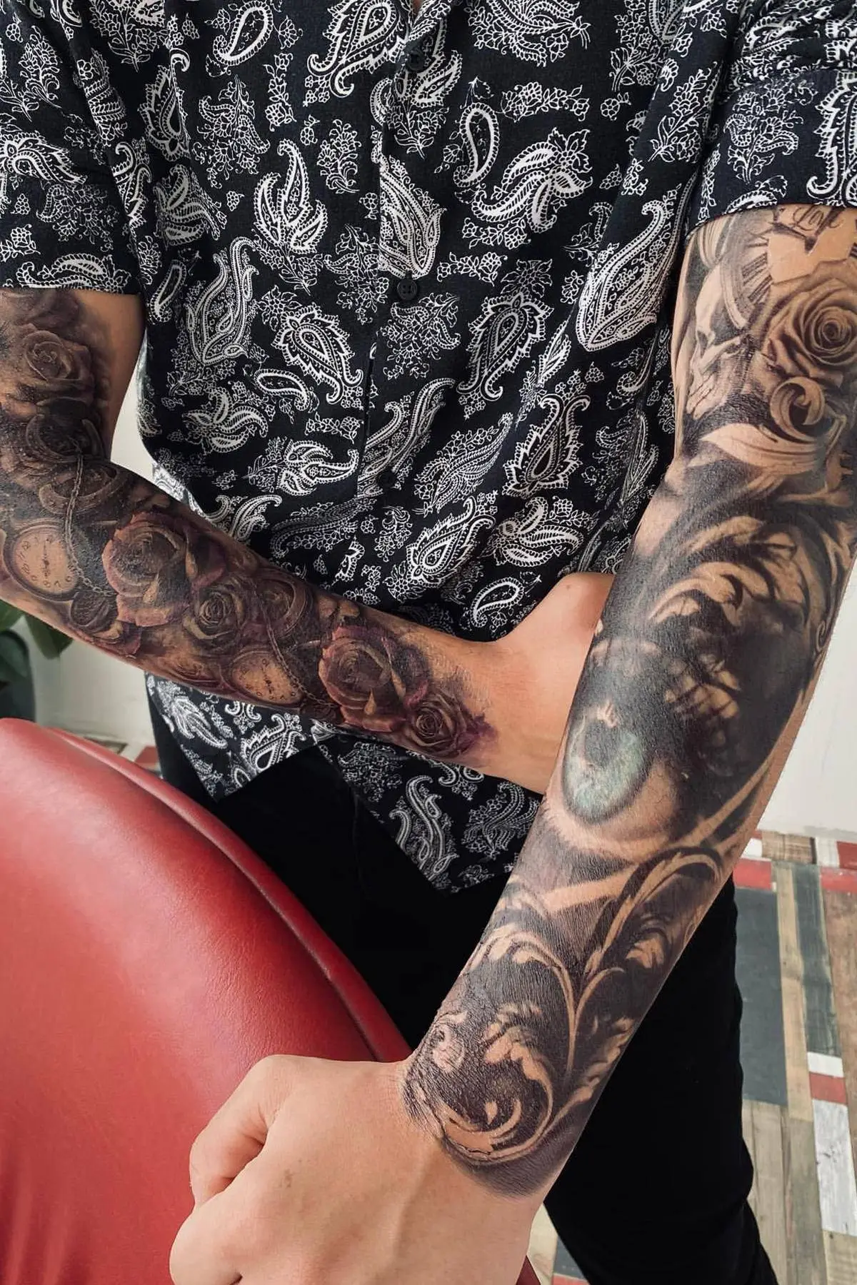 Eye And Rose Detail Sleeve Tattoo | Красота и здоровье