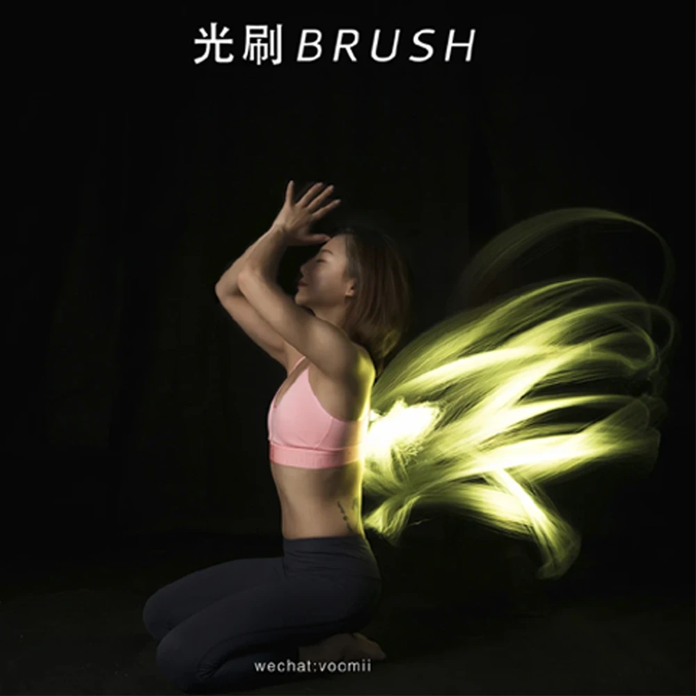 tubo Lightknife, escova chicote caneta, mão desenhada