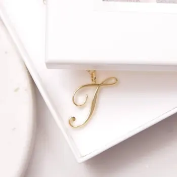 

Small letter Label Simple Initial Logo alphabet T Necklace Fashion Symbol English Initials Letters Charm Pendant Jewelry