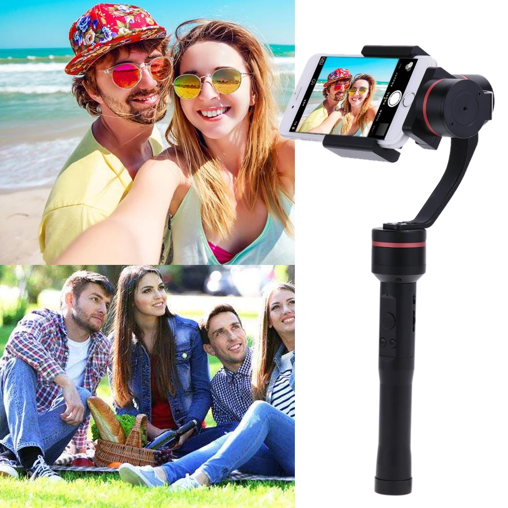 

3-Axis Handheld Smartphone Gimbal Stabilizer for iPhone X 8 7 Samsung S9 S8 S7 Mobile Phone Holder Tripod Mount Support