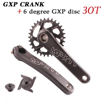 

Bicycle Crankset Narrow Wide BB 115mm Crank System Chainwheel Single Chainring MTB 170mm Speed For SRAM GXP 30T 32T 34T 36T 38T